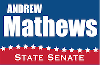Andrew Mathews for State Senate Logo